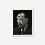 Igor Stravinsky by Edward Weston, 1935, gelatin silver print, sold Jul 2021