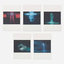 Bill Viola, Five Angels for the Millennium portfolio, offset lithograph in colors
