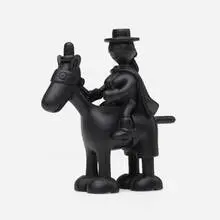 Horse and Rider Maquette by Tom Otterness, 2004, resin, sold Jul 2021