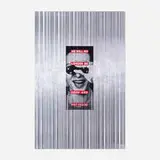 Barbara Kruger, We Will No Longer Be Seen And Not Heard, 1992, lithograph in colors, aluminum foil, paper