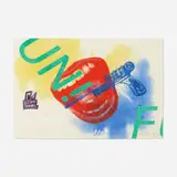 Kenny Scharf, Fun, 2009, acrylic, screenprint ink and object on Arches