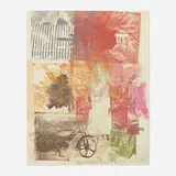 Robert Rauschenberg, Untitled (Arrow), 1984, lithograph in colors