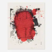 Christopher Wool, Untitled, 2018, offset lithograph in colors