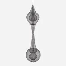D'lisa Creager, Untitled (0621-01), 2021, hand-woven blackened copper wire