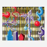 Kenny Scharf, Acid Rain, 1998, screenprint in colors