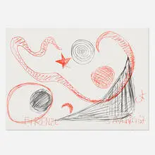 Firenze by Alexander Calder, 1967, lithograph in colors, sold Jul 2021