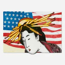 Madame Butterfly by Larry Rivers, 1978, screenprint and lithograph in colors on wove paper, sold Jul 2021