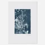 Jasper Johns, Summer (Blue), 1985-1991, lithograph on J. Whatman paper