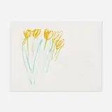 only you and I can help the sun to rise each morning by Corita Kent, 1985, screenprint in colors, sold Jul 2021