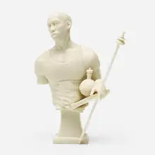 Kehinde Wiley, St. Francis of Adelaide, 2007, cast marble dust, resin