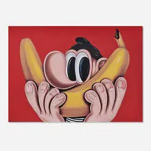 Baldur Helgason, Bananas, 2020, screenprint in colors