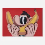 Baldur Helgason, Bananas, 2020, screenprint in colors