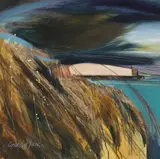 Georgie Young, Untitled, oil on board 57 x 57cm .