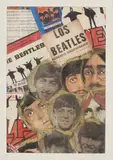 Pietro Psaier, Untitled, the Spanish Help edition mixed media on printed base