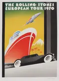 John Pasche, Untitled, John Pasche (b.1945) 'The Rolling Stones European Tour 1970' lithograph in colours
