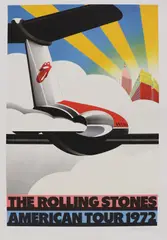 John Pasche, Untitled, John Pasche (b.1945) 'The Rolling Stones American Tour 1972' lithograph in colours