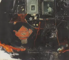 Leo McDowell, Untitled, mixed media on paper 27 x 29cm .