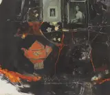 Leo McDowell, Untitled, mixed media on paper 27 x 29cm .