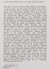 Untitled by Ai Weiwei, b.1957) '£' lithograph on Somerset paper, sold Nov 2021
