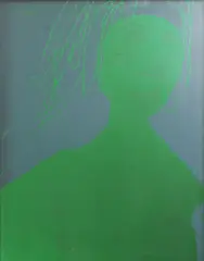 Untitled by Gary Hume, 2001 screenprint in colours on green anodised aluminium, sold Nov 2021