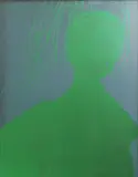 Gary Hume, Untitled, 2001 screenprint in colours on green anodised aluminium