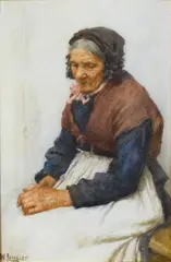 Old Grace by Ri Walter Langley, watercolour, sold Nov 2008