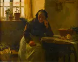 Ri Walter Langley, Alone, oil on canvas