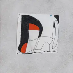 Ben Nicholson O.M., Red and Black 2, 1981, oil, ink and wash