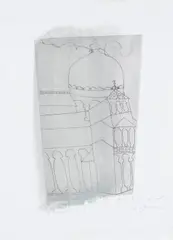 Ben Nicholson O.M., Pisa (vertical) (Lafranca 73), Etching, 1967