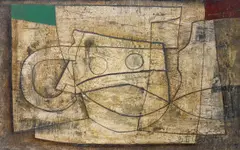 Still Life by Bryan Ingham, oil and pencil on board, offered Nov 2008