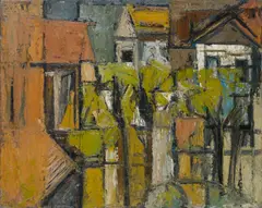 Michael Canney, Woodford, London, 1954, oil on canvas