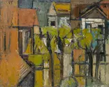 Michael Canney, Woodford, London, 1954, oil on canvas