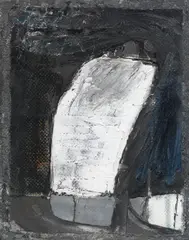 Peter Lanyon, White Boat Leaving, oil on board