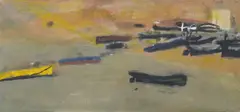 Peter Potworoski, Ametla del Mar, 1954, oil on board