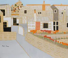 Bryan Pearce, The Salt House, oil on and pencil on board