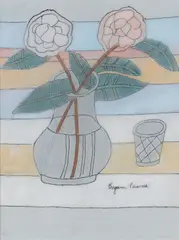 Bryan Pearce, Still life, watercolour, pen and ink