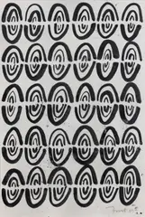 Composition by Terry Frost, ink on paper, sold Nov 2008