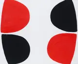 Red, Black and White by Sir Terry Frost R.A., gouache, sold Nov 2008