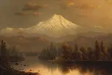 Eliza Barchus, Mt. Hood, Golden Sunset
