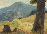 Maurice Del Mue, Mt. Tamalpais from Greenbrae, Marin County