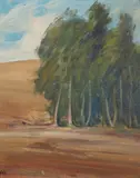 Xavier Martínez, A Grove of Windswept Trees