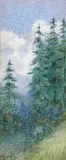 Pine Trees by Percy Gray, watercolor on paper, sold Nov 2008