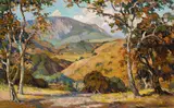 John Wesley Cotton, Gateway to the Mountains, oil on canvas