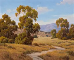 California Eucalyptus by David Chapple, oil on canvas on board, sold Nov 2008
