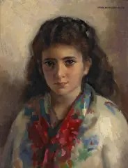 Maria by John Hubbard Rich, oil on canvas, offered Nov 2008