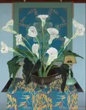 Stanley H. Coventry, Still Life with Calla Lilies, 1934, oil on canvas