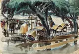 Phil Paradise, Market in the Rain