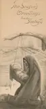 Joseph Imhoff, Seasons Greetings from the Imhofs, pencil on paper on board