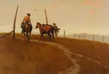 William Moyers, Sundown, oil on canvas
