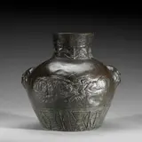 Edward Kemeys, Sioux Motif Urn, 1894, bronze